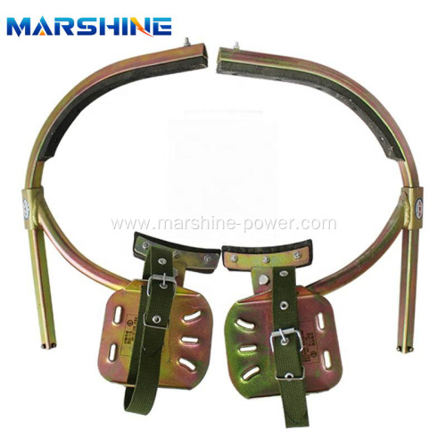 Electrician climbing pole foot buckle for railway